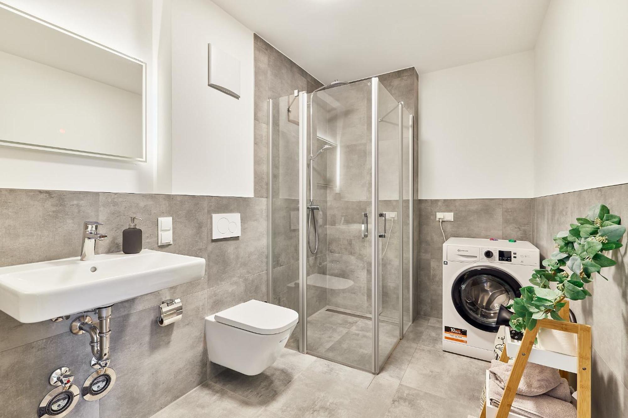 Elegantes 1 Zimmer Apartment Neubau MHG Eksteriør bilde