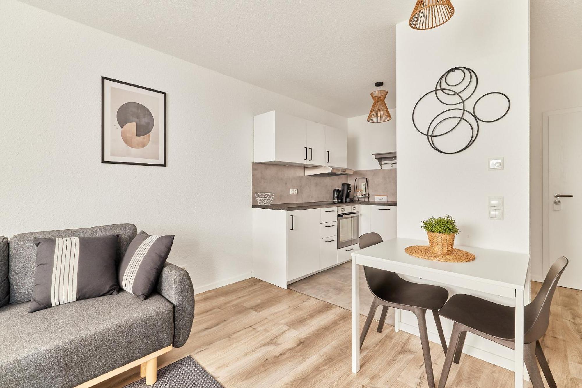 Elegantes 1 Zimmer Apartment Neubau MHG Eksteriør bilde