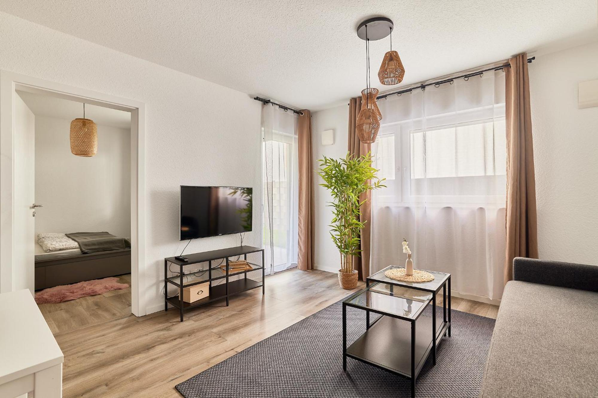 Elegantes 1 Zimmer Apartment Neubau MHG Eksteriør bilde